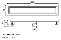 Rigolă de duș Gappo G85007-4 imaginea #2 — magazin online Desire.md