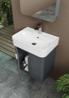 Dulap cu lavoar Orka Orbit 55 Antracite (1101) imaginea #2 — magazin online Desire.md