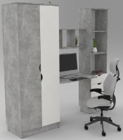 Masa de birou ML-Mobila Junior 3 (2000) Atelier Deschis/Alb