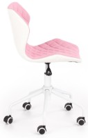 Офисное кресло Halmar Matrix 3 Pink/White фото №3 — интернет-магазин Desire.md