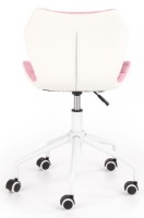Офисное кресло Halmar Matrix 3 Pink/White фото №5 — интернет-магазин Desire.md