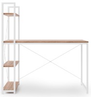 Письменный стол Halmar Narvik B1 White/Oak Sonoma фото №2 — интернет-магазин Desire.md