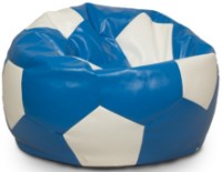 Кресло-мешок Because Ball Blue White XL фото №1 — интернет-магазин Desire.md