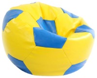 Кресло-мешок Because Ball Yellow Blue XL фото №1 — интернет-магазин Desire.md