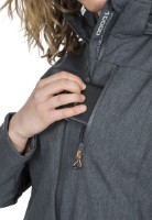 Женская куртка Trespass Claren II Dark Grey Marl/Blush L (FAJKSSO10001)