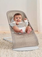 Șezlong pentru bebeluși BabyBjorn Soft Grey Beige/White (005144A) imaginea #2 — magazin online Desire.md