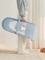 Șezlong pentru bebeluși BabyBjorn Soft Sky Blue/White (005143A) imaginea #7 — magazin online Desire.md