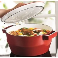 Cratiță Pyrex Slow Cook Red 24cm 3.6L (SC5AC24) imaginea #4 — magazin online Desire.md