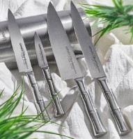 Set de 4 cutite si suport Samura Bamboo 4pcs SBA-05 imaginea #4 — magazin online Desire.md
