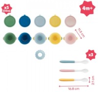 Набор из мисок и ложек Badabulle (B005107) фото №3 — интернет-магазин Desire.md