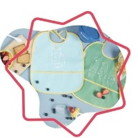 Set de baveți Badabulle 2pcs Animals (B007023) imaginea #5 — magazin online Desire.md