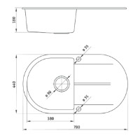 Chiuvetă de bucătărie Deante Folk ZQF 711B imaginea #2 — magazin online Desire.md