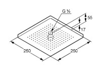 Cap de duș Kludi A-QA Qatro (6653105-00) imaginea #2 — magazin online Desire.md