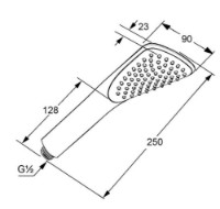 Лейка для душа Kludi Fizz-1S (6760005-00) фото №2 — интернет-магазин Desire.md