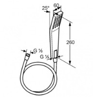 Лейка для душа Kludi Joop (5516005-00) фото №2 — интернет-магазин Desire.md