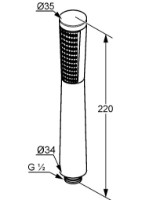 Лейка для душа Kludi Kido (3910005-00) фото №2 — интернет-магазин Desire.md