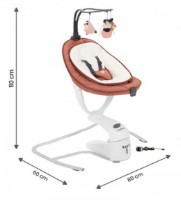 Детское кресло-качалка Babymoov Swoon Motion Terracotta (A055018) фото №4 — интернет-магазин Desire.md