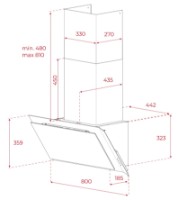 Вытяжка Teka DVI 88-G1 EOS BM фото №4 — интернет-магазин Desire.md