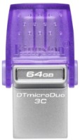 USB Flash Drive Kingston DataTraveler microDuo 3C Purple 64Gb (DTDUO3CG3/64GB)