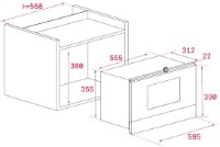 Встраиваемая микроволновая печь Teka ML 8220 BIS L White Glas фото №3 — интернет-магазин Desire.md