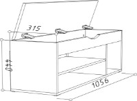 Rafturi pentru pantofi ML-Mobila ML-6 Lait 08.58 Stejar Aur imaginea #2 — magazin online Desire.md