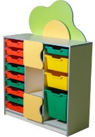 Шкаф Tisam Цветочная Поляна (28518+22518) фото №2 — интернет-магазин Desire.md