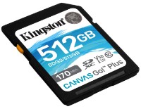 Сard de memorie Kingston SDXC 512Gb Canvas Go Plus Class10 UHS-I U3 V30 (SDG3/512GB) imaginea #2 — magazin online Desire.md