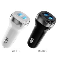 Автомобильная зарядка Hoco Z40 Superior with Type-C Black фото №8 — интернет-магазин Desire.md