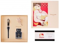 Перьевая ручка+чернильница+брошь Picasso 986N