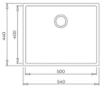 Chiuvetă de bucătărie Teka Square 50.40 TG Stone Grey imaginea #2 — magazin online Desire.md