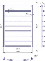Uscător de prosoape Mario Classic 900х630/600 imaginea #2 — magazin online Desire.md