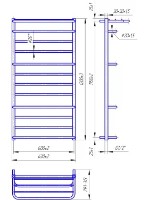 Uscător de prosoape Mario Luxor 1200х630/600 imaginea #2 — magazin online Desire.md