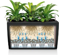 Цветочный горшок Lechuza Cararo Premium 75 Charcoal фото №5 — интернет-магазин Desire.md