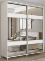 Dulap cu uşi glisante Mobildor-Lux Aron-P 200x220 White (aronp5172) K3