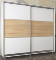 Шкаф-купе Mobildor-Lux Aron 230x220 White/Oak Sonoma (aron1368) K