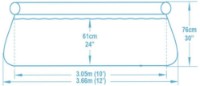 Бассейн Bestway Fast Set (57445) фото №8 — интернет-магазин Desire.md