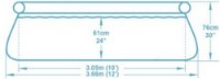 Бассейн Bestway Fast Set (57274) фото №3 — интернет-магазин Desire.md