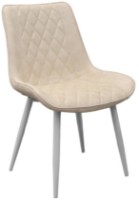 Scaun Deco Hans Beige/White Legs imaginea #1 — magazin online Desire.md