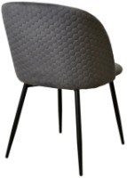 Стул Deco Spectre Dark Grey/Black Legs фото №3 — интернет-магазин Desire.md