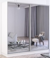 Шкаф-купе Mobildor-Lux Fox Mirror 210x220 White (fox6879)