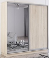 Шкаф-купе Mobildor-Lux Fox Chipboard/Mirror 210x220 Oak Sonoma (fox6532)