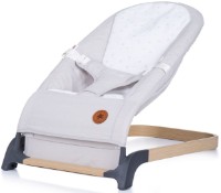 Детский шезлонг Chipolino Noah Platinum/Wood (SHENH0222PL)