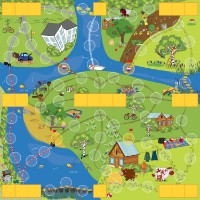 Joc educativ de masa Zvezda Простоквашино. Читаем по слогам (8696) imaginea #7 — magazin online Desire.md