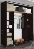 Шкаф-купе Mobildor-Lux Aron P 190x220 (2226 Wenghe) K1 фото №2 — интернет-магазин Desire.md