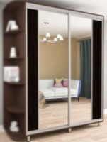 Шкаф-купе Mobildor-Lux Aron P 190x220 (2226 Wenghe) K2 фото №1 — интернет-магазин Desire.md