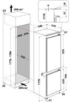 Встраиваемый холодильник Whirlpool WHC18 T573 фото №5 — интернет-магазин Desire.md