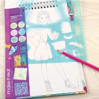 Раскраска для детей Make it Real Sketchbook Blooming Creativity (3202) фото №3 — интернет-магазин Desire.md