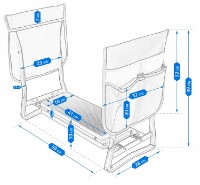 Bancă grădină Jumi OM-8859774 imaginea #5 — magazin online Desire.md