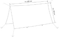 Тент Amazonas Traveller Tarp XXL AZ-3080013 фото №3 — интернет-магазин Desire.md