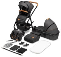 Carucior Lionelo Amber 2in1 Grey Graphite imaginea #4 — magazin online Desire.md